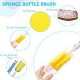 Silicone Baby Milk Bottle Cleaning Brush (Blue)